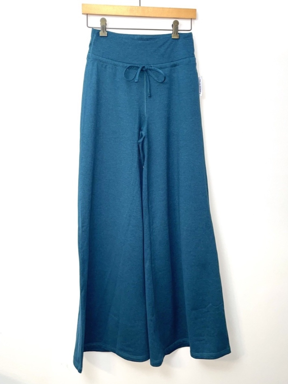 Old Navy X High-Rise Wide Leg Pants Small Cloud Comfy Teal NWT